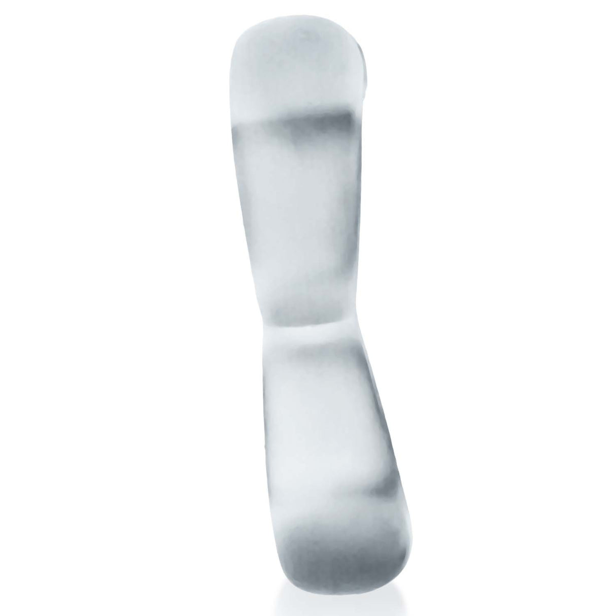Hunkyjunk Boomerang Cockring Nut Tugger Clear Steam