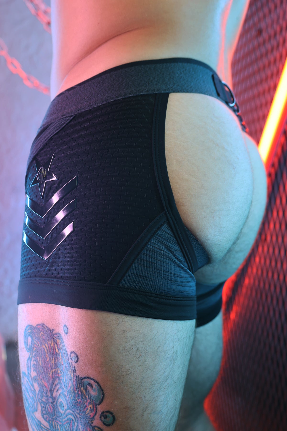 Breedwell Cockpit Chap Jock Black - FETCH