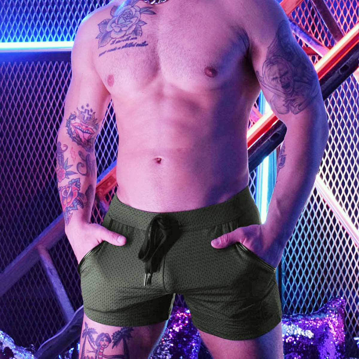 Breedwell Cruiser Shorts Army Green