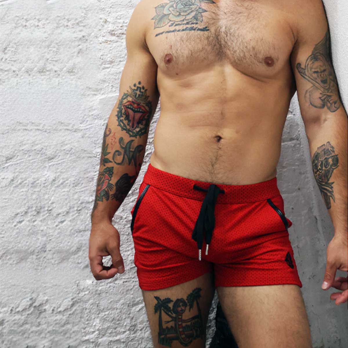 Breedwell Cruiser Shorts Red