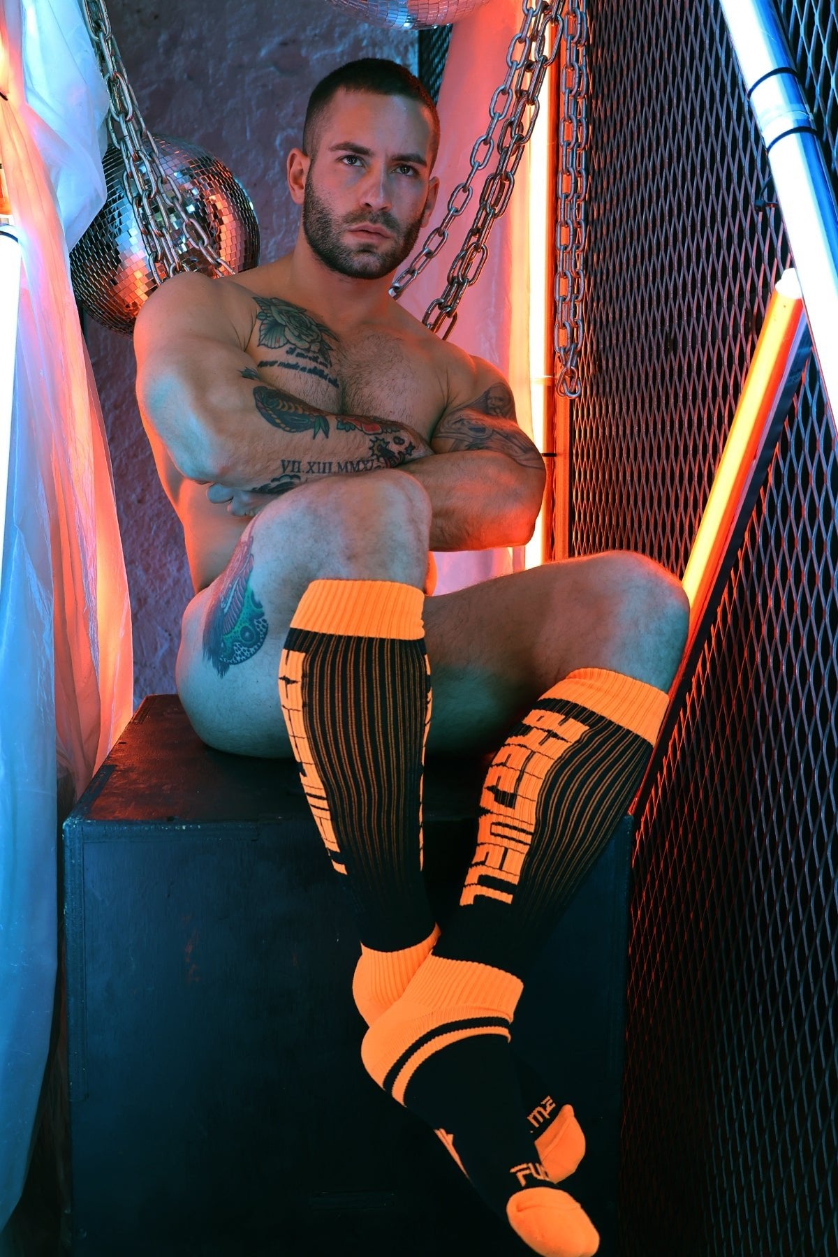 Breedwell Eternity Socks Neon Orange - FETCH