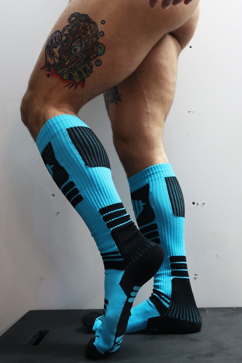Breedwell Hypnotix Socks Aqua Blue