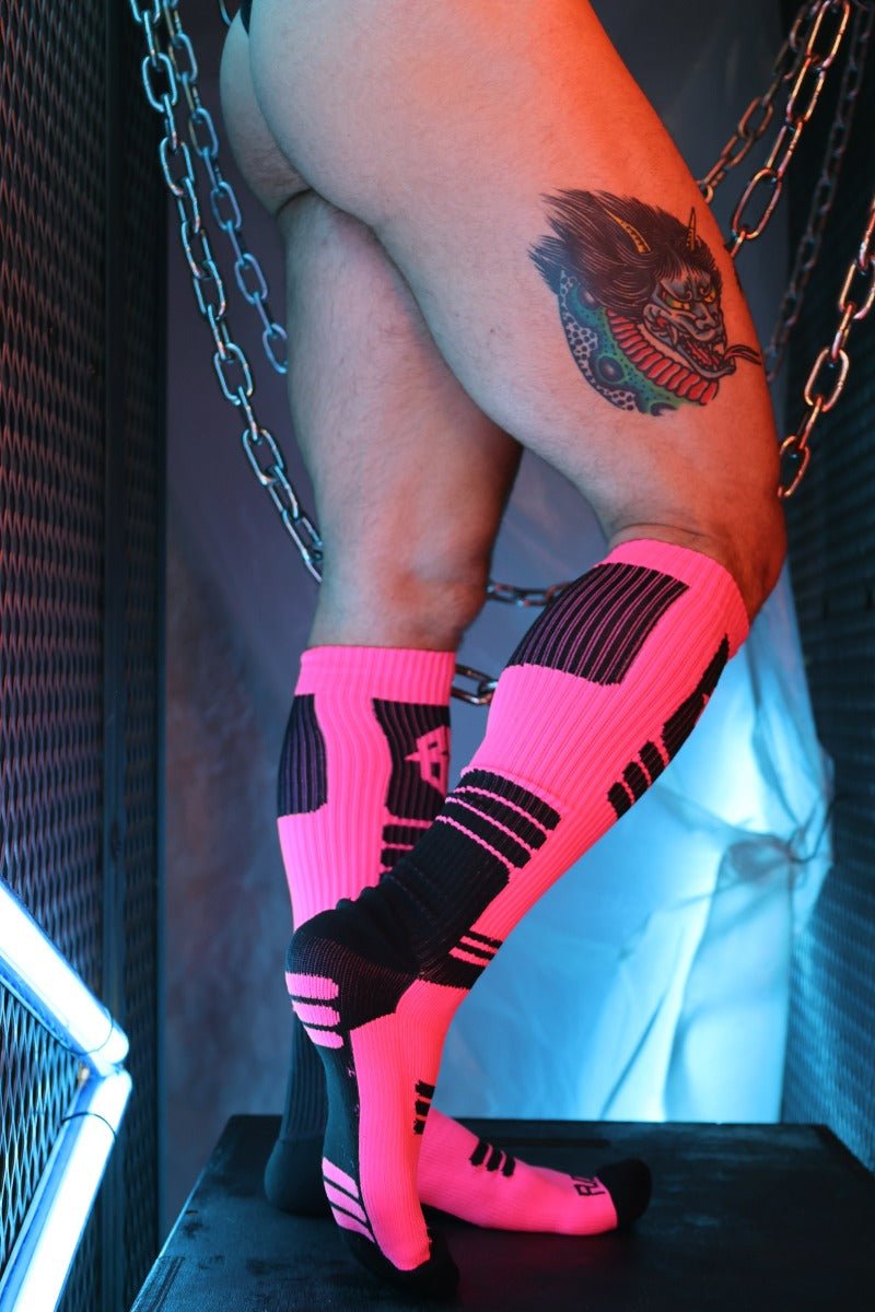 Breedwell Hypnotix Socks Neon Pink