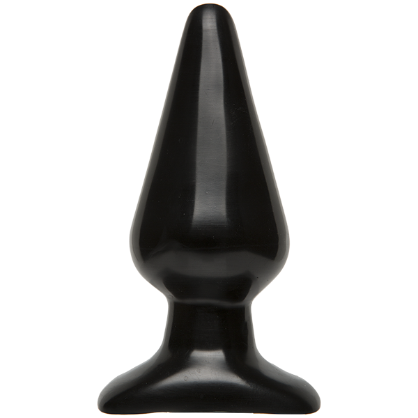 Doc Johnson Classic Butt Plug Smooth Black Large