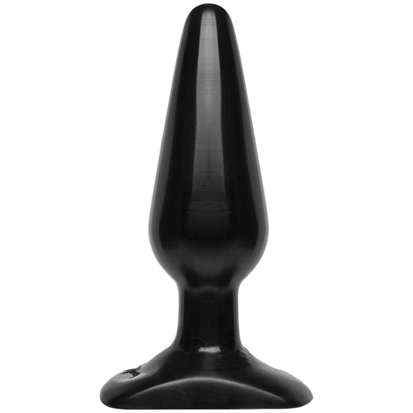 Doc Johnson Classic Butt Plug Smooth Black Medium