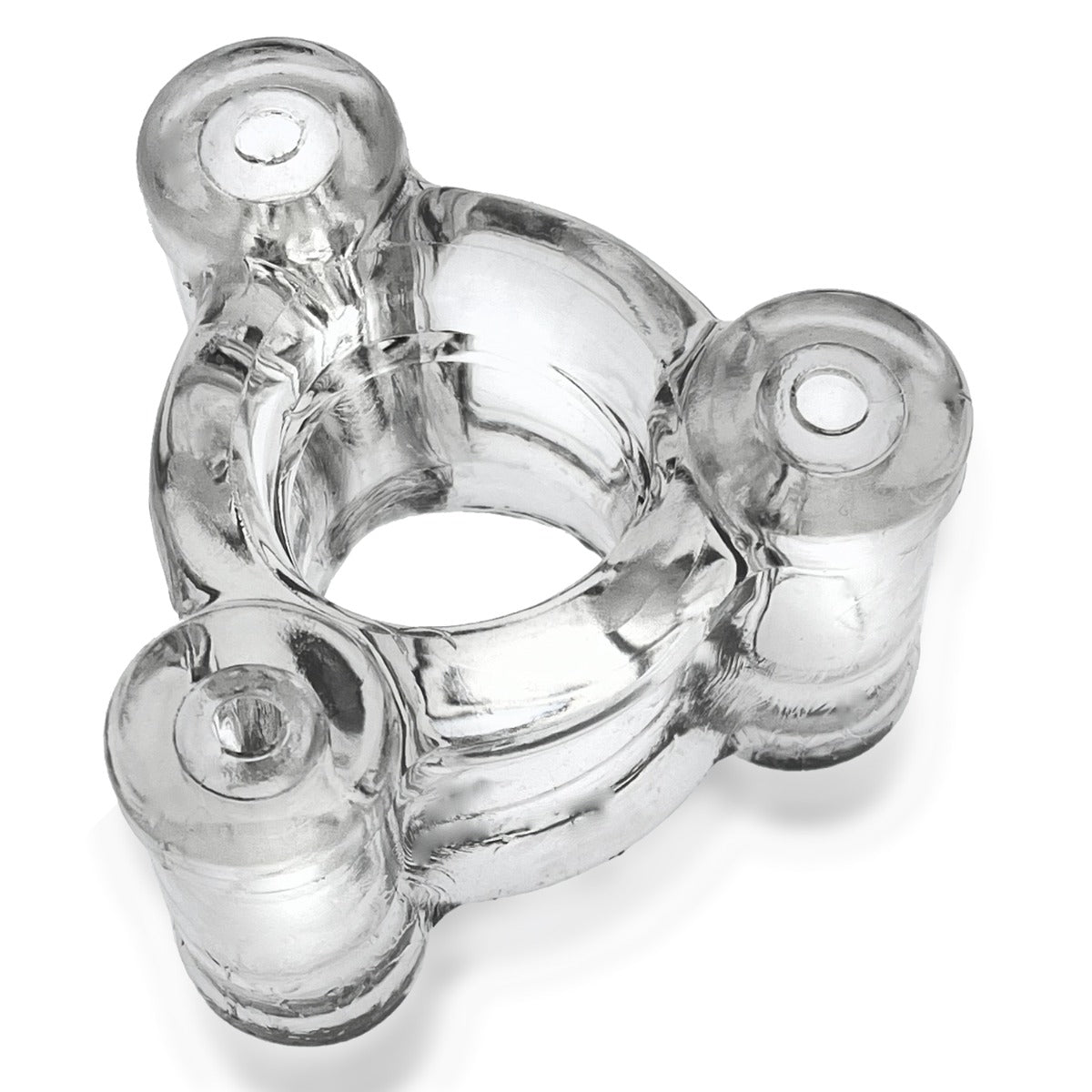 Oxballs Buzz SQUEEZE Vibrating Ballstretcher Clear