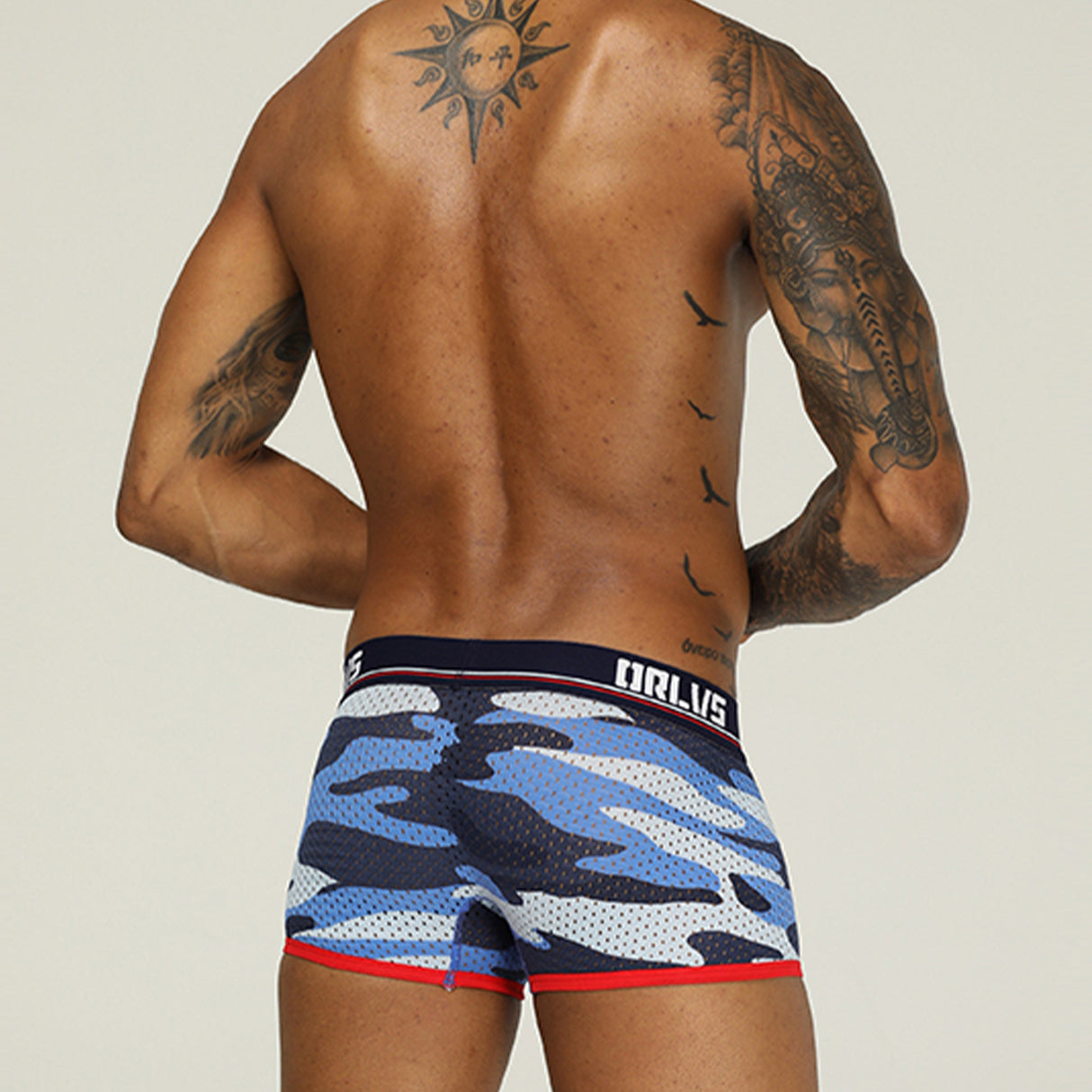 Orlus Denver Trunk  Camo Blue