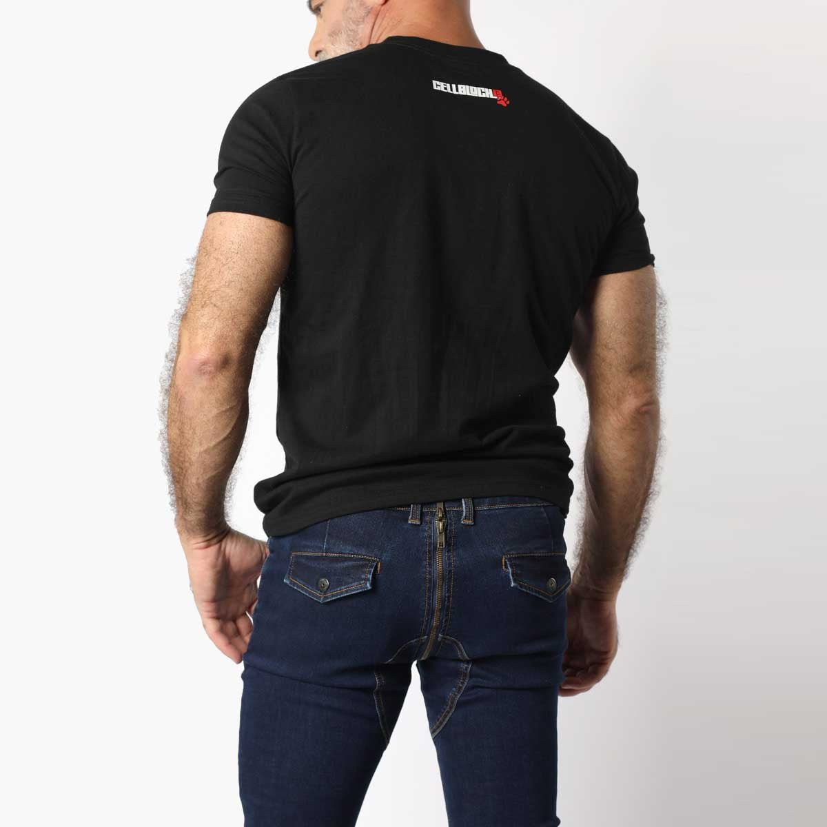 Cellblock 13 Pup Tron T Shirt Blue