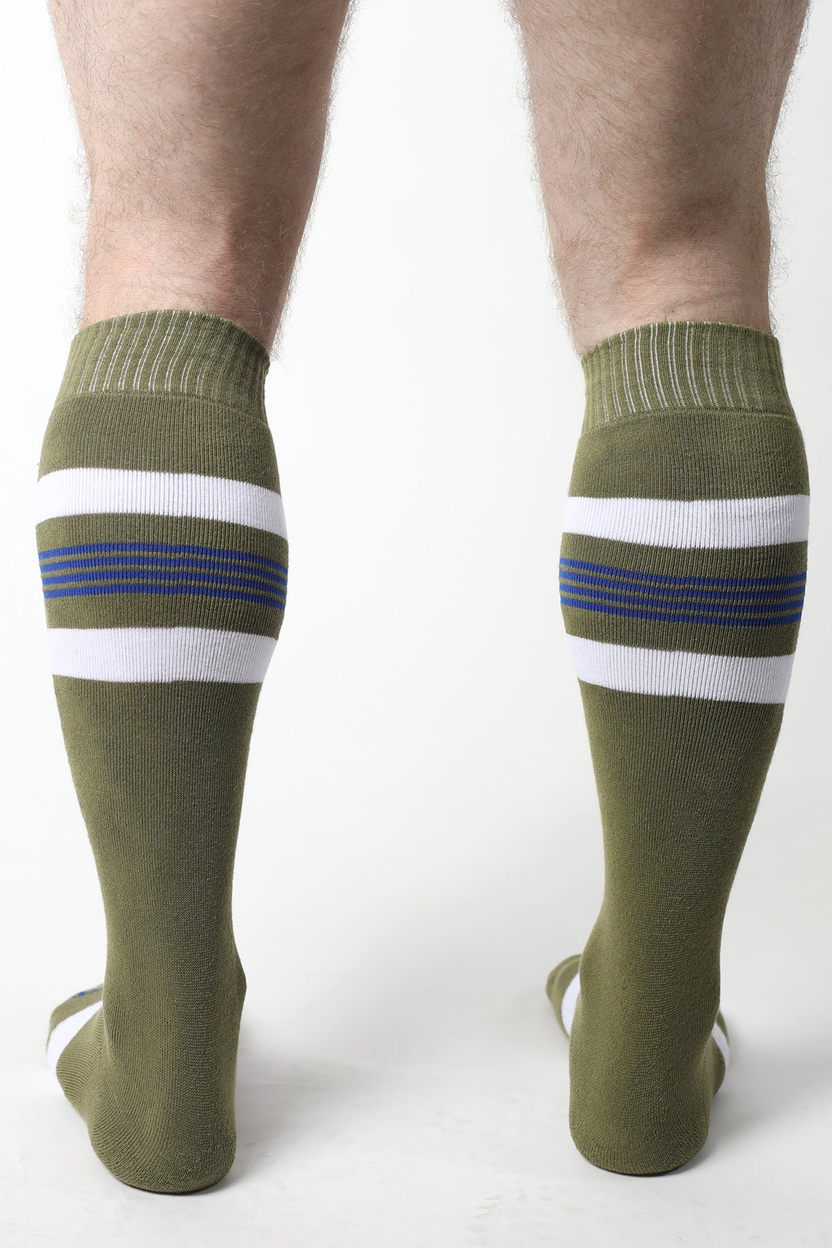 Cellblock 13 Tight End Knee High Socks Army Green - FETCH