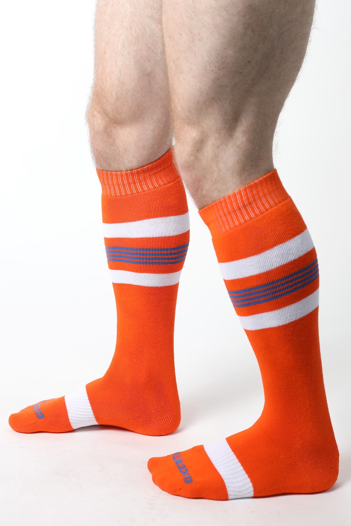 Cellblock 13 Tight End Knee High Socks Orange - FETCH