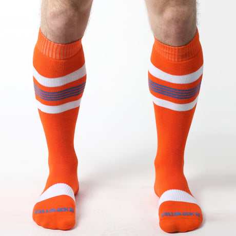 Cellblock 13 Tight End Knee High Socks Orange
