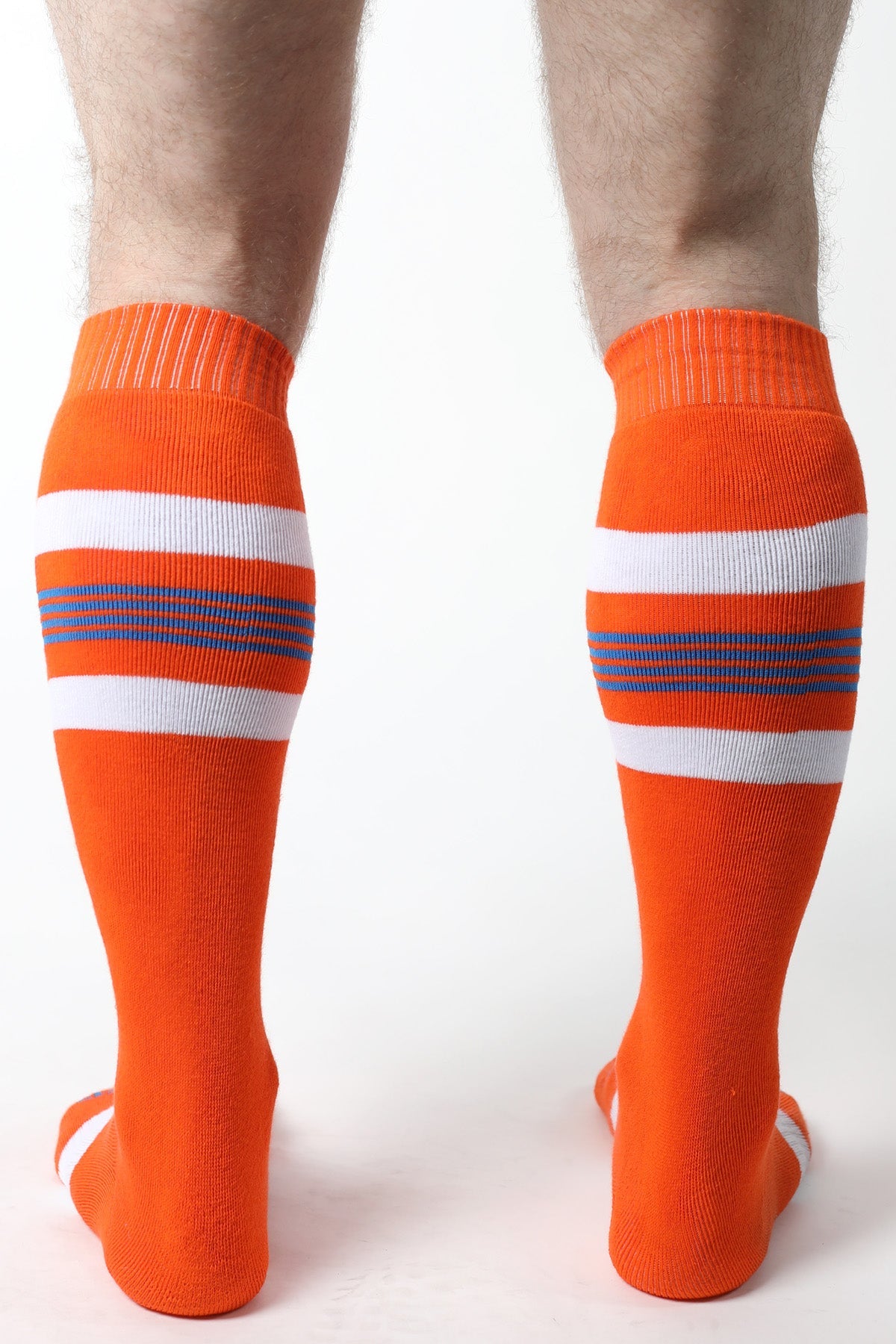 Cellblock 13 Tight End Knee High Socks Orange - FETCH