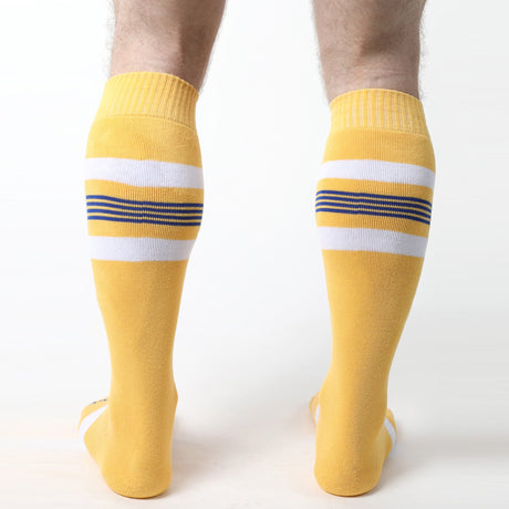 Cellblock 13 Tight End Knee High Socks Yellow - FETCH