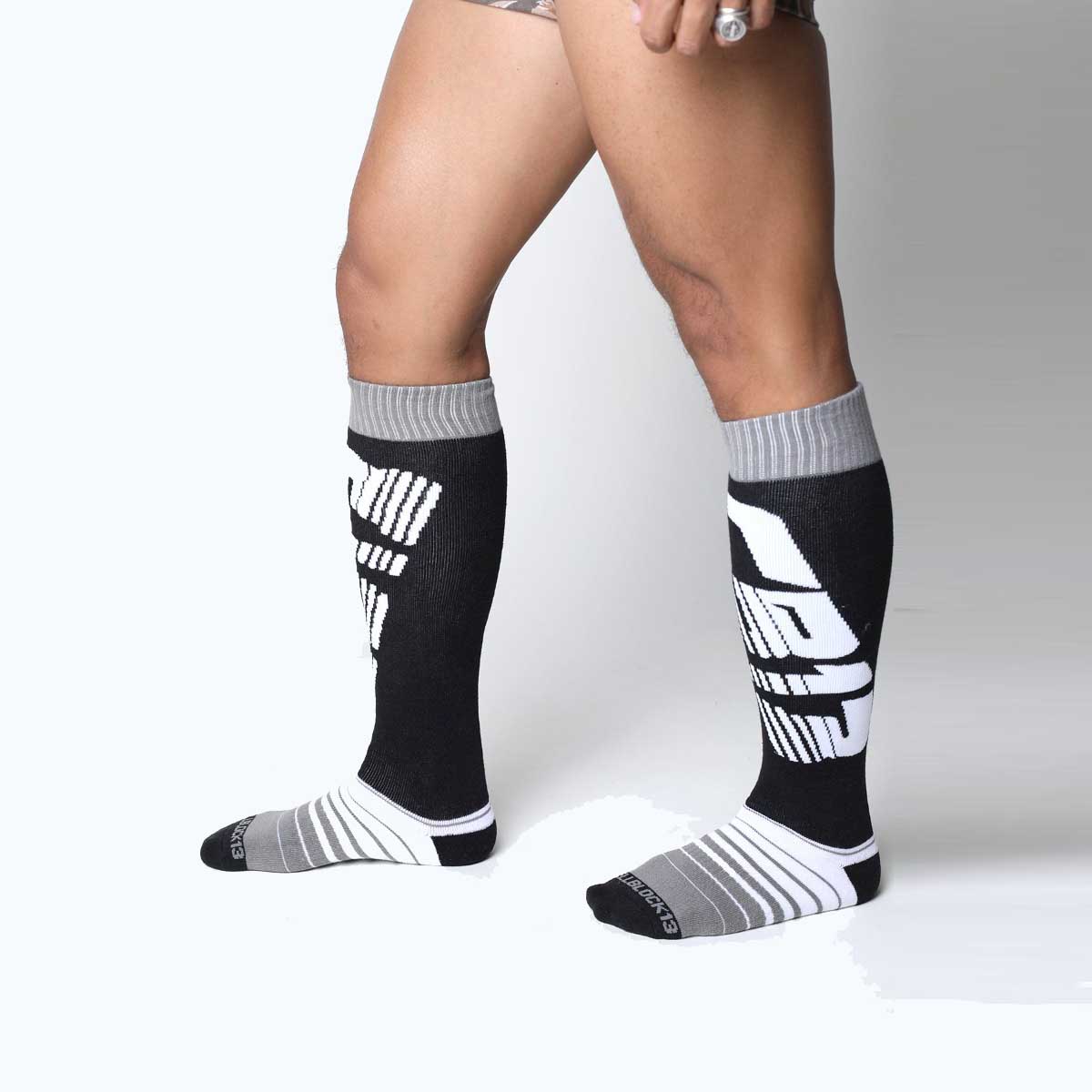 Cellblock 13 Velocity 2.0 Knee High Sock Grey