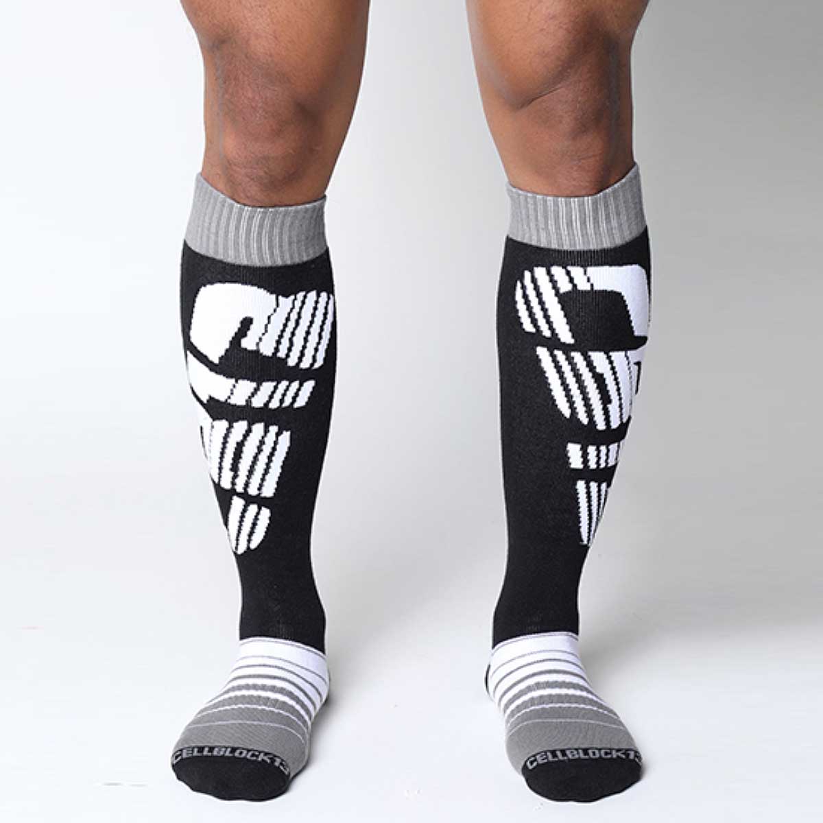 Cellblock 13 Velocity 2.0 Knee High Sock Grey