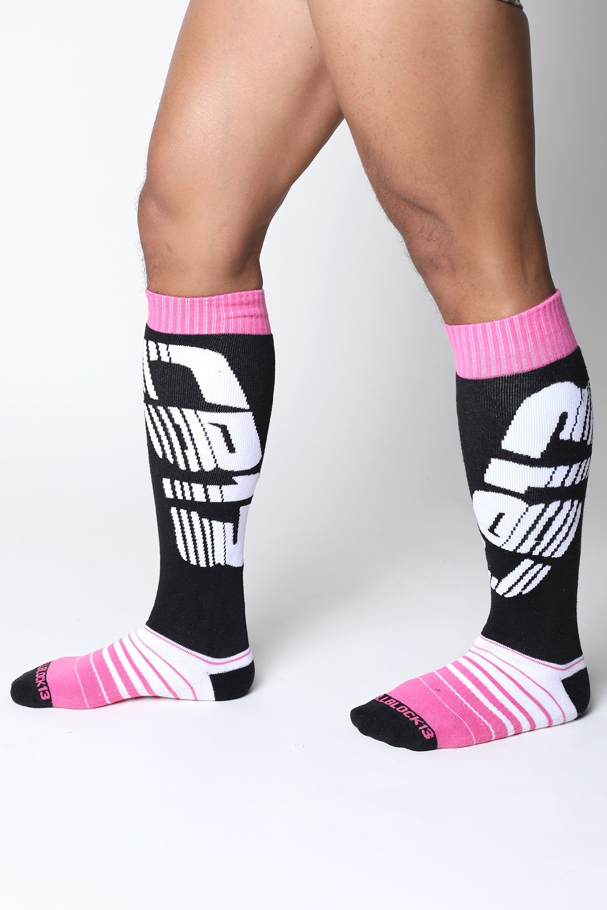 Cellblock 13 Velocity 2.0 Knee High Sock Pink - FETCH