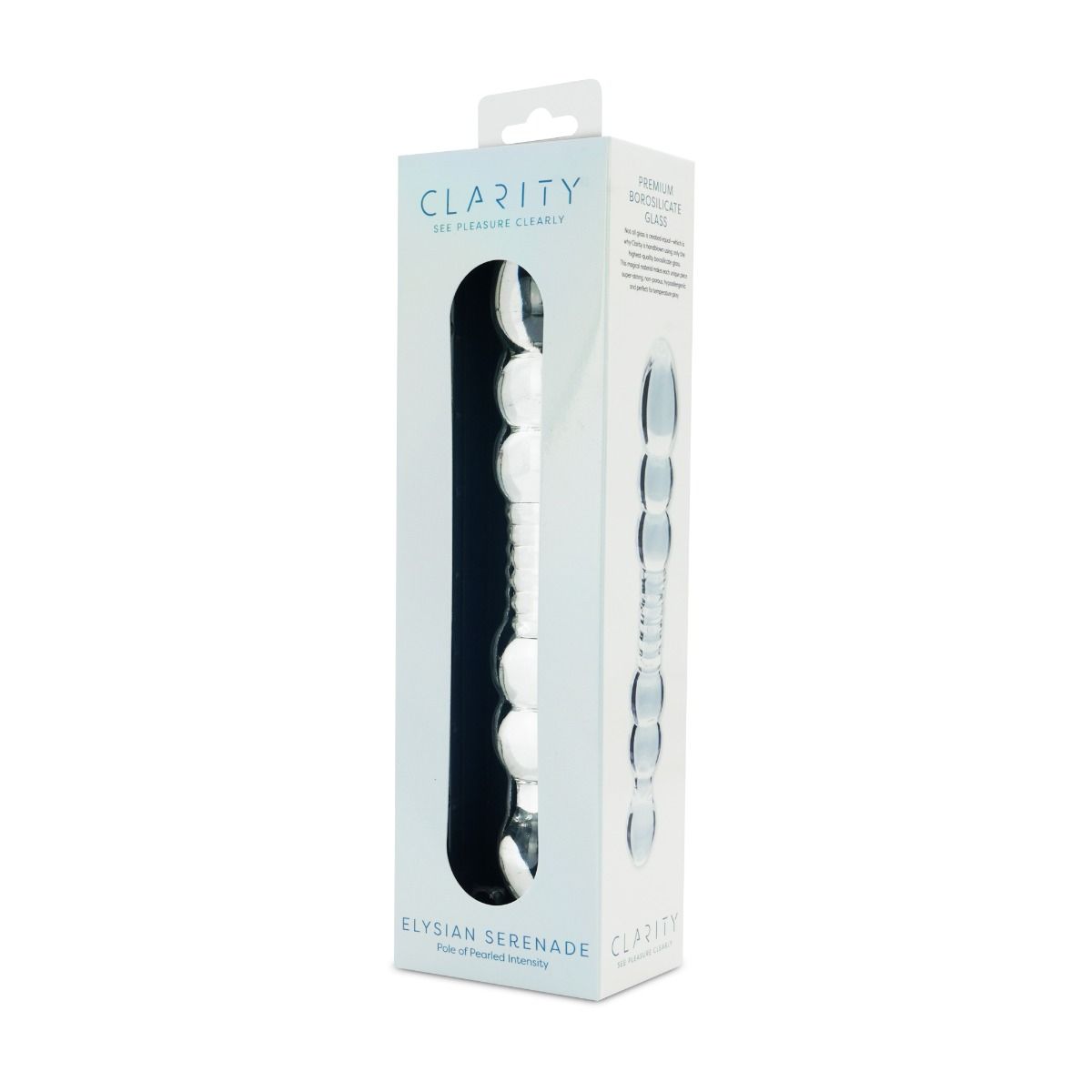 Clarity Elysian Serenade Glass Dildo 7.5 Inch