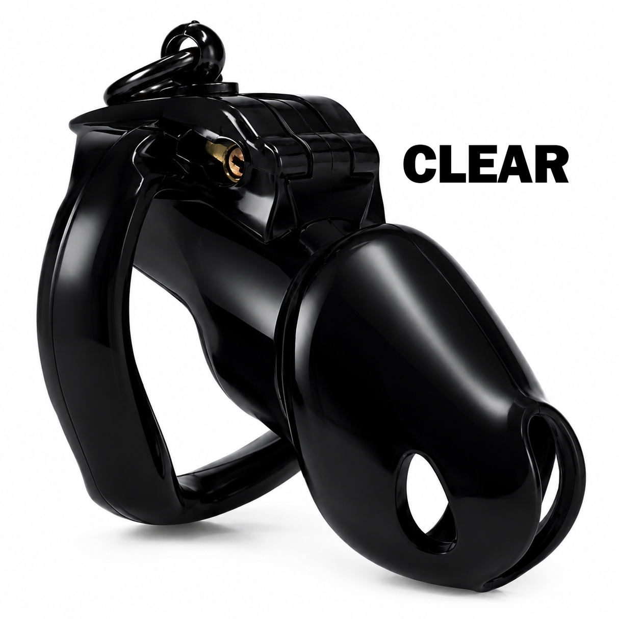 LOCK4D Advanced Comfort V5 Chastity Cage XXL Clear