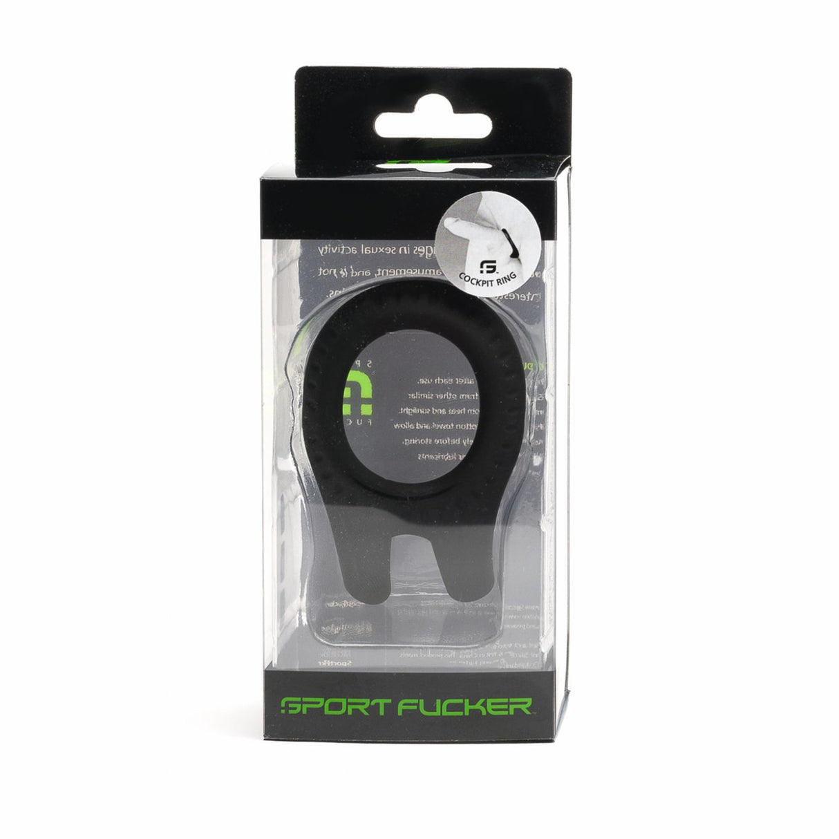 Sport Fucker CockPit Cock Ring Black