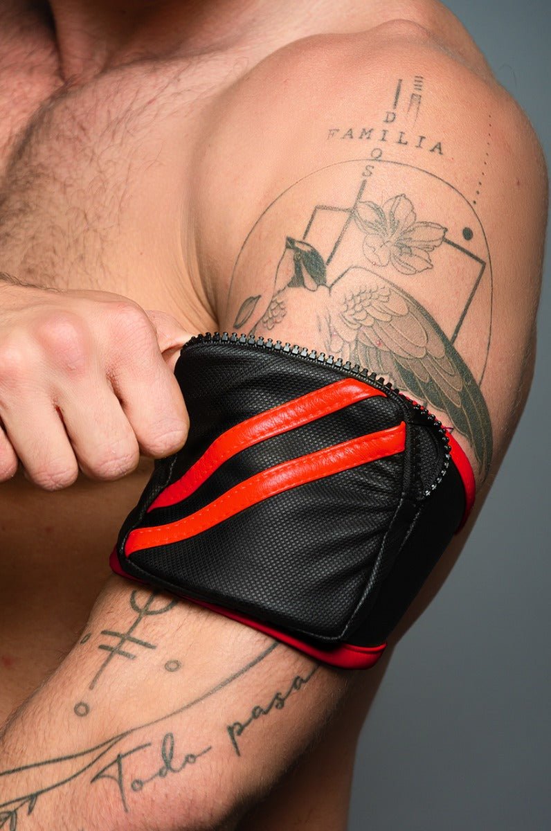 Dale Mas Biker + Bicep Bag Black Red