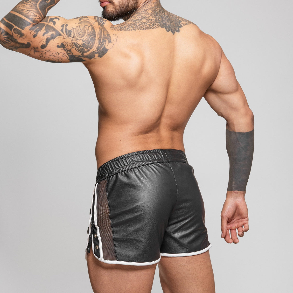 Dale Mas Biker + Extreme Short Black White - FETCH