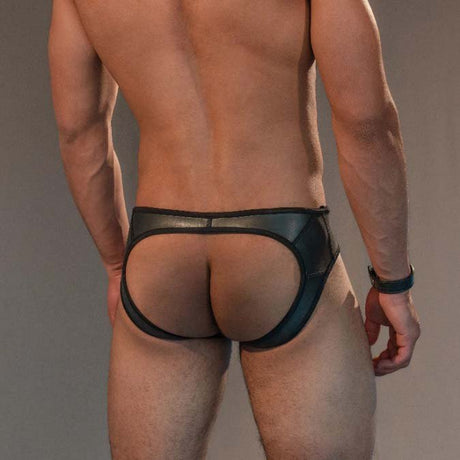 Dale Mas Smooth Skin Neoprene Jock Brief Black - FETCH
