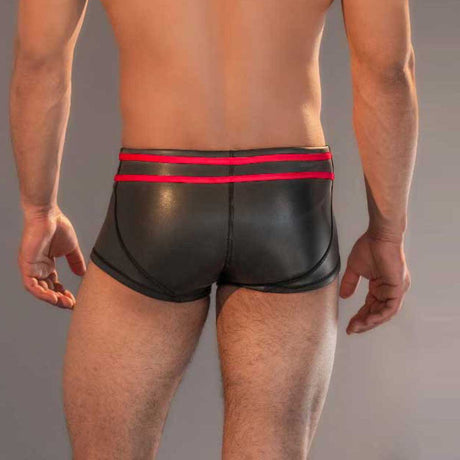 Dale Mas Smooth Skin Neoprene Pouch Short Black Red