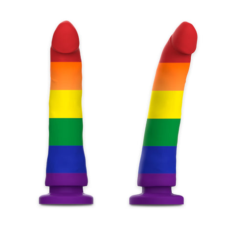 Mythology Devon Pride Dildo 6.5 Inch Rainbow
