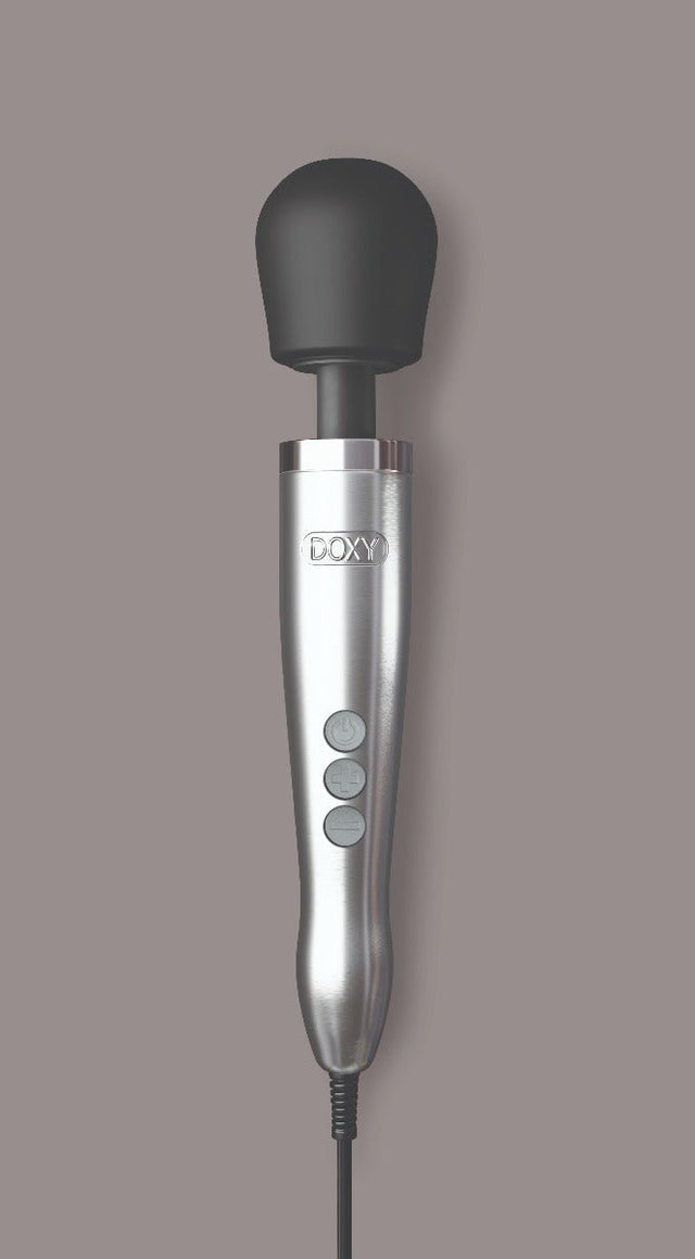 Doxy Die Cast Massager Brushed Metal