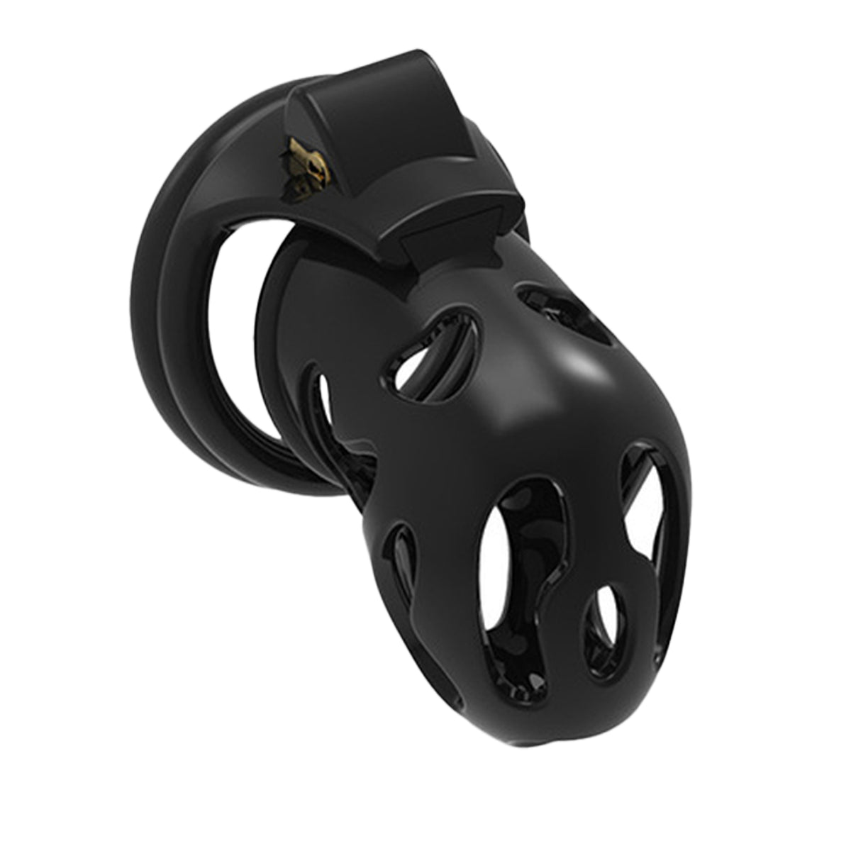 LOCK4D Ghost Chastity Cock Cage - A Black