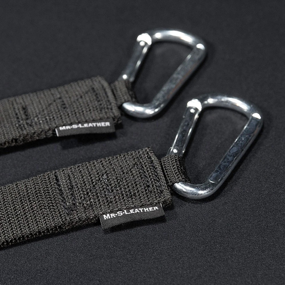 Mr S Leather Nylon Sling Tri Stirrups
