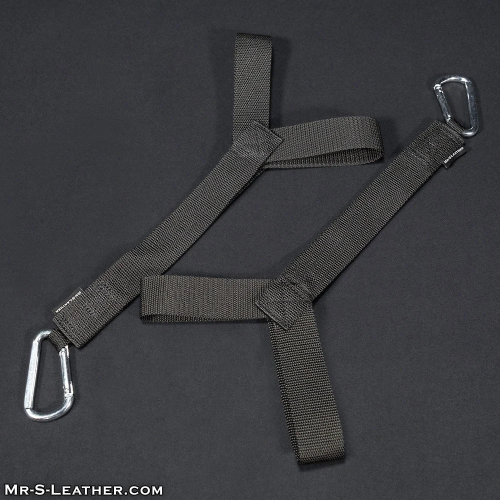 Mr S Leather Nylon Sling Tri Stirrups