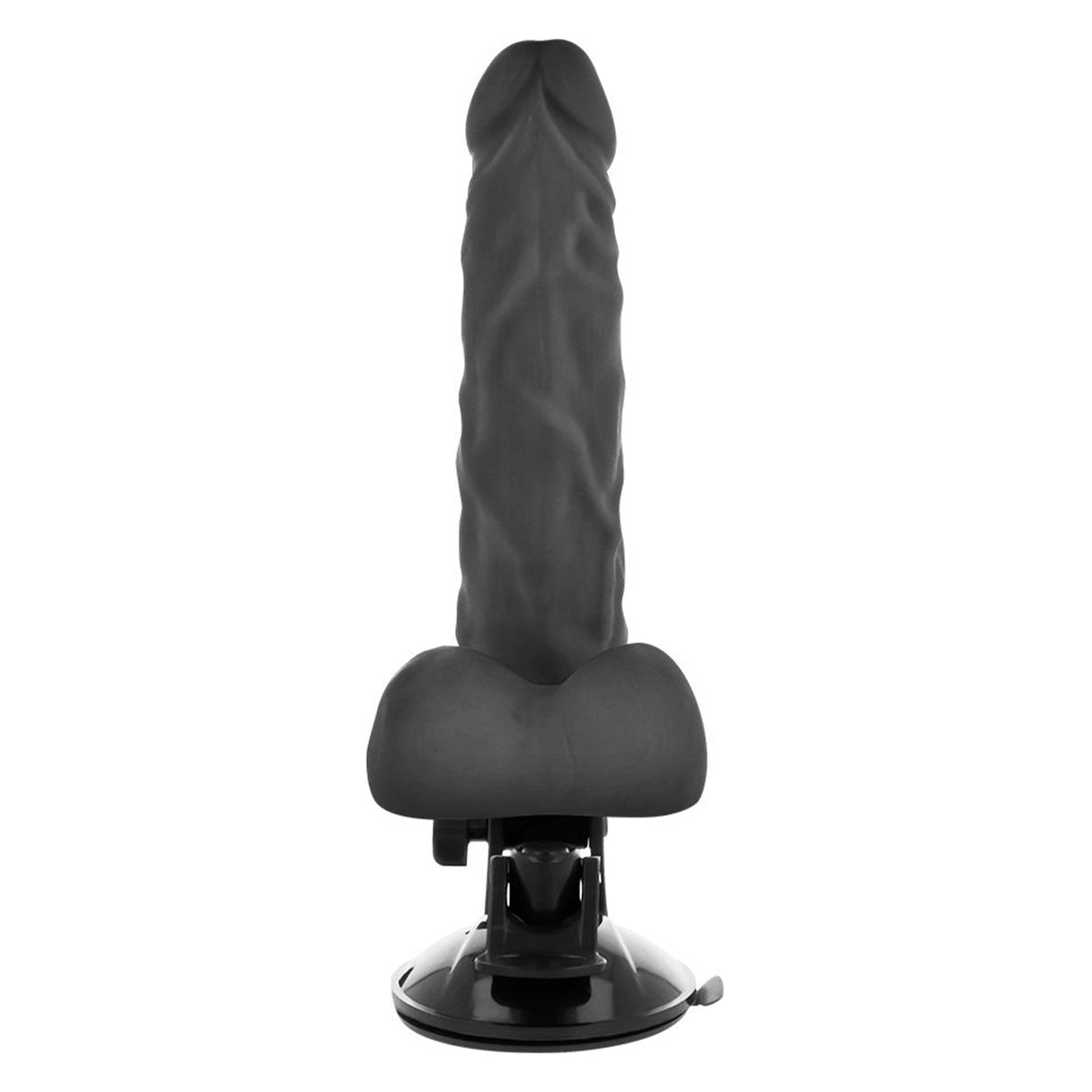 Basecock Posable Vibrating Dildo with Remote 8 Inch Black