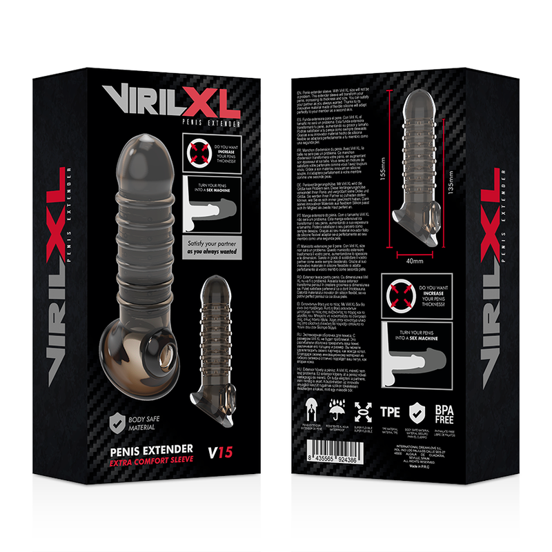 Virilxl V15 Penis Extender Black