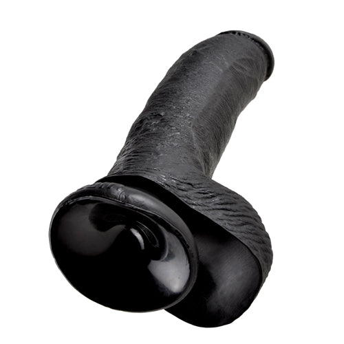 Pipedream King Cock 9 inch Cock with Balls Black