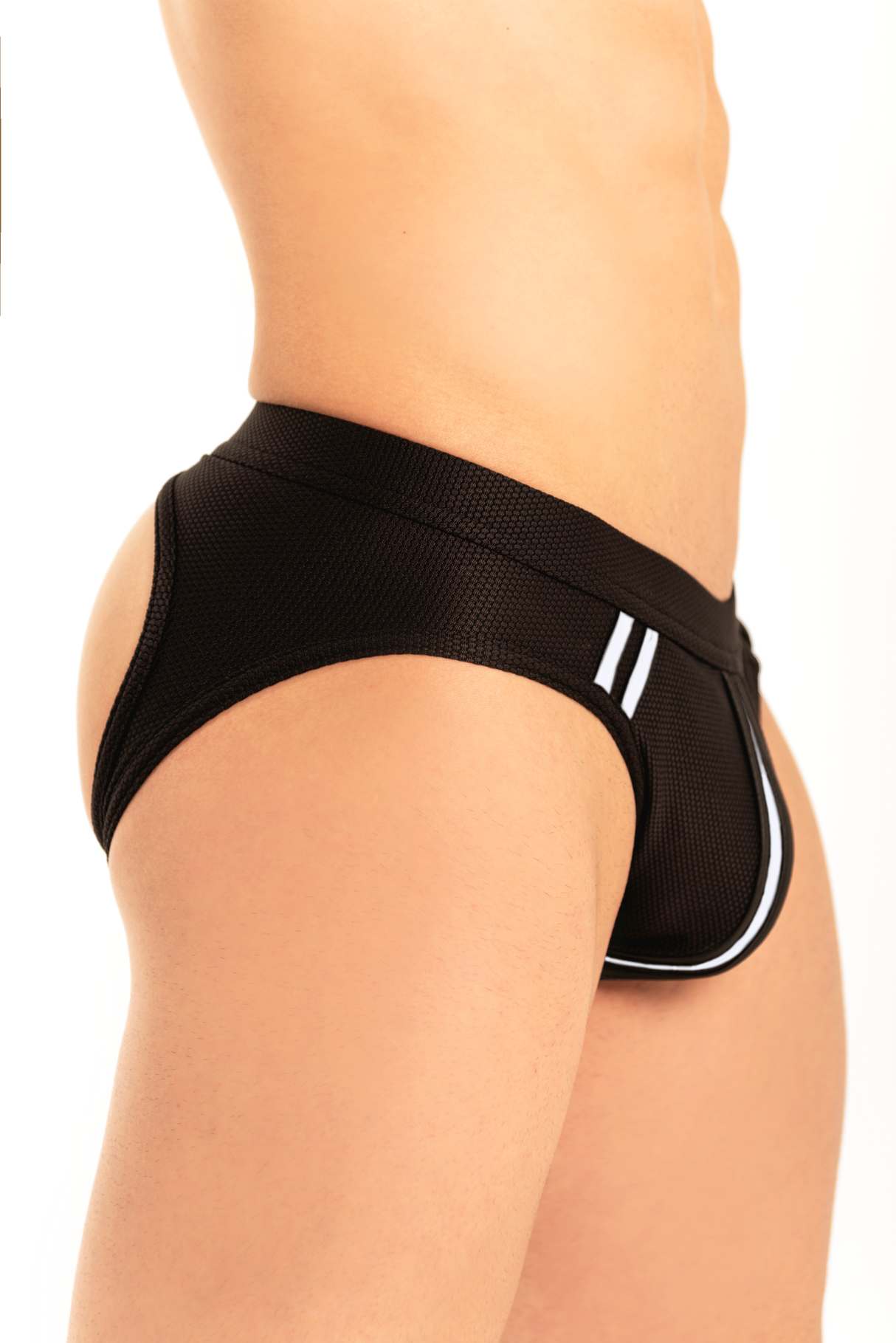 Dale Mas Biker + Kinky Jock Brief Black White