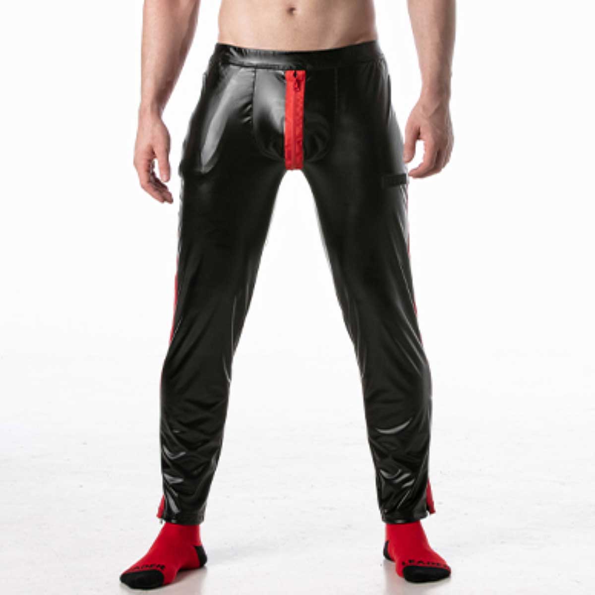 Leader Brut Zipper Pants Red