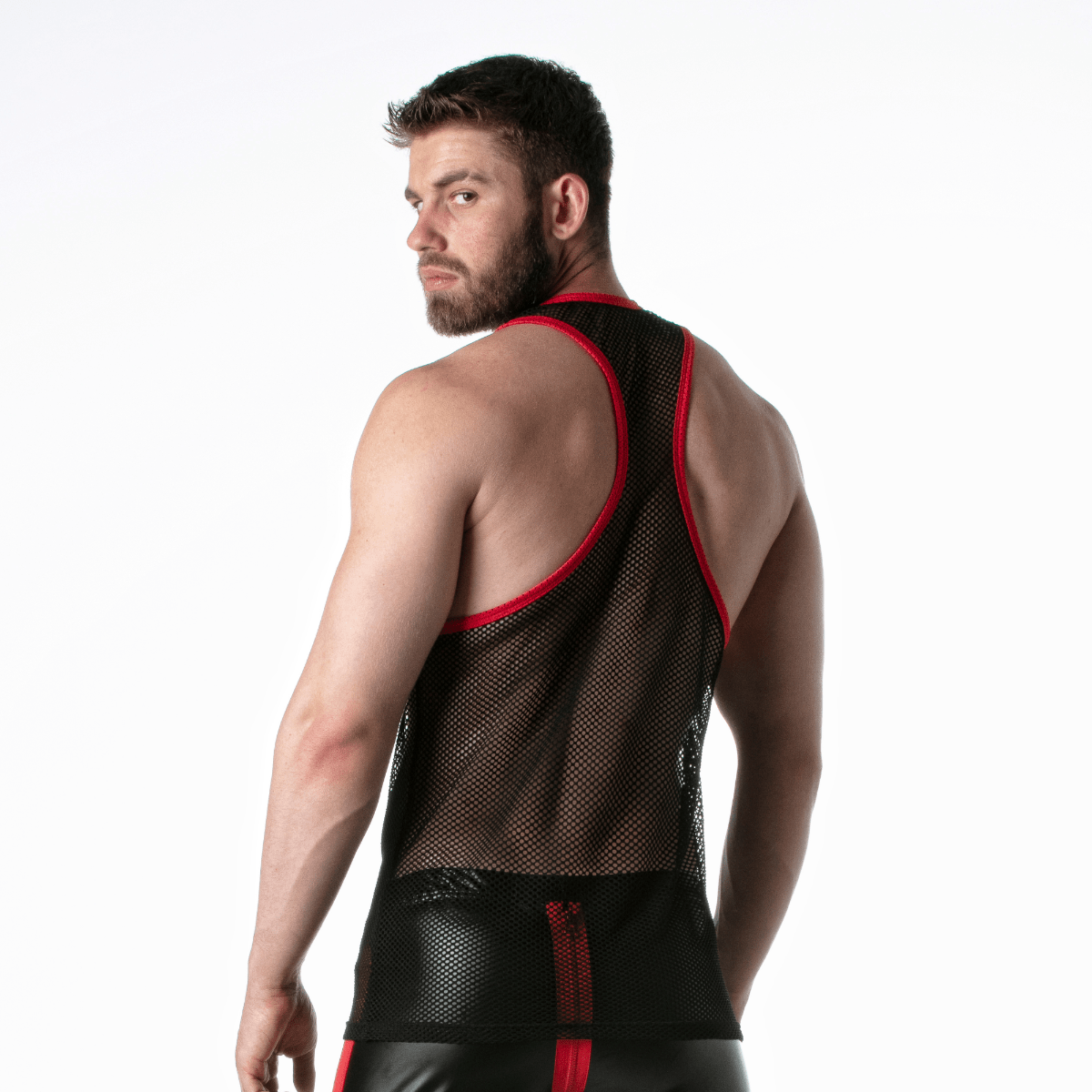 Leader Mesh Tank Top Red