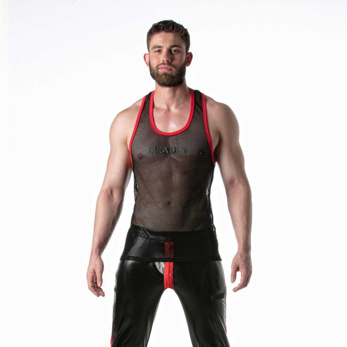 Leader Mesh Tank Top Red