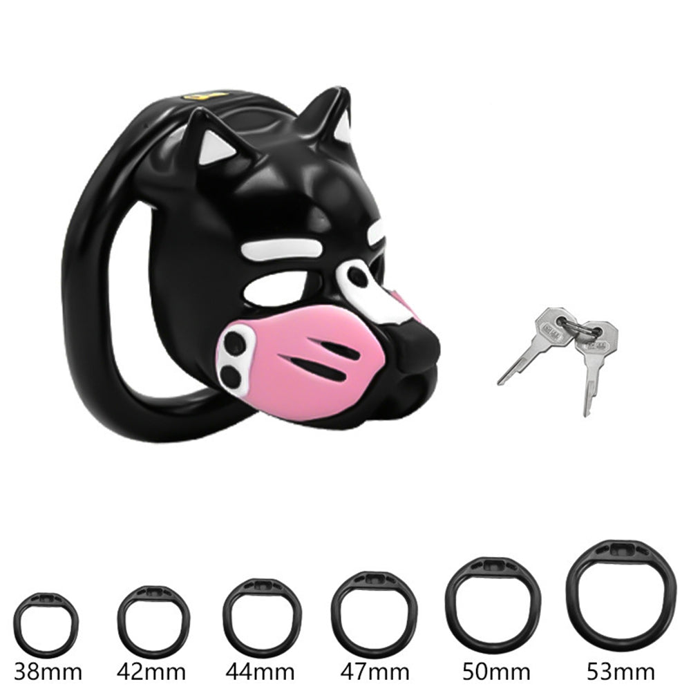 LOCK4D K9 Pup Chasity Cage Pink