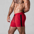Locker Gear Side Stripe Mini Short Red