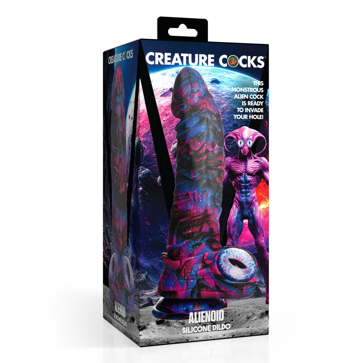 Creature Cocks Alienoid Silicone Dildo 8.8 Inch