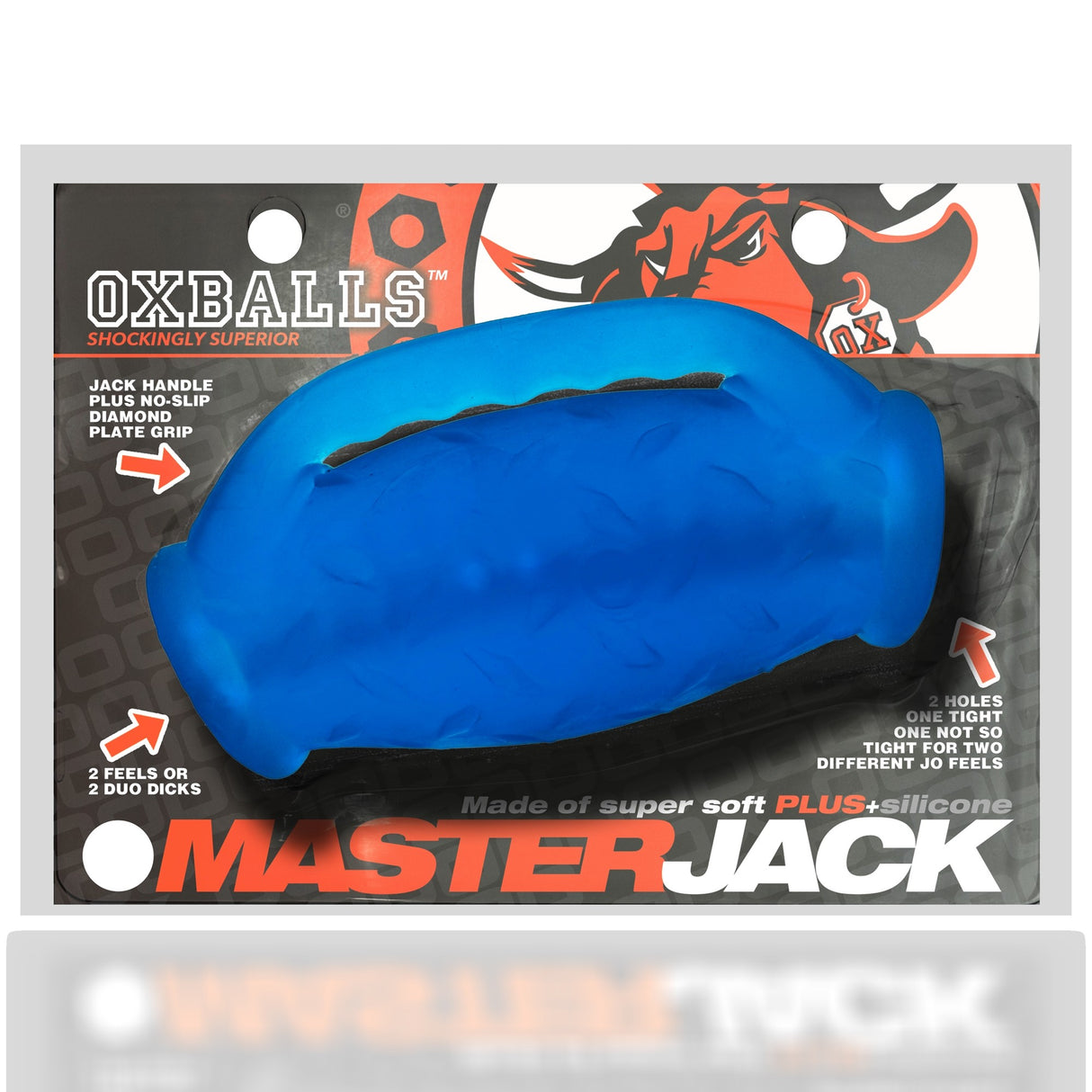 Oxballs Masterjack Masturbator Blue Ice