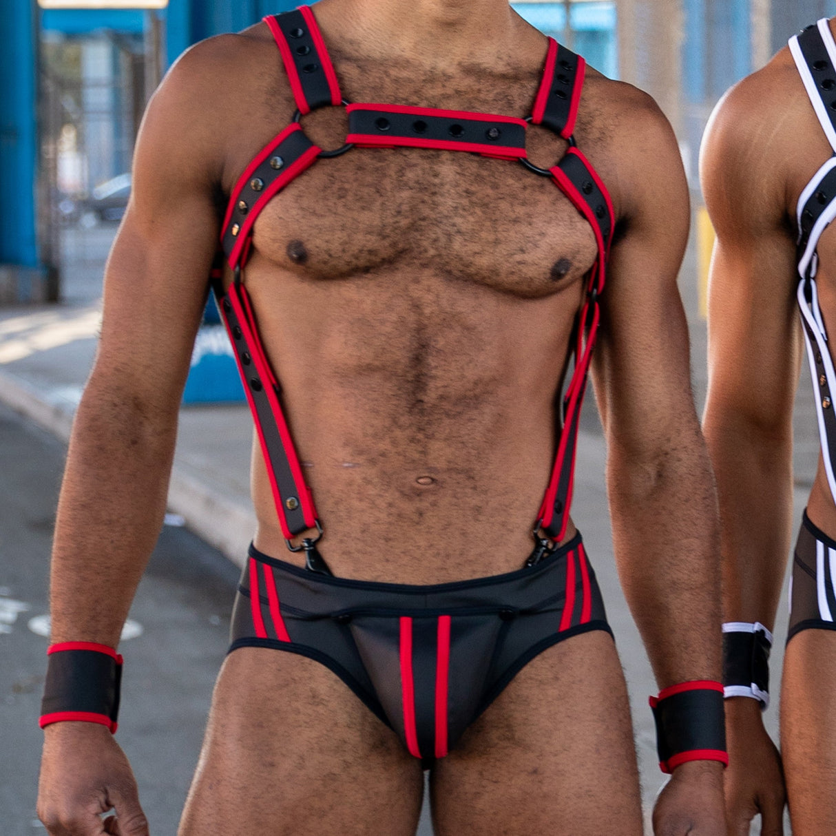Mr S Leather FuckGear Full Access Brief Red