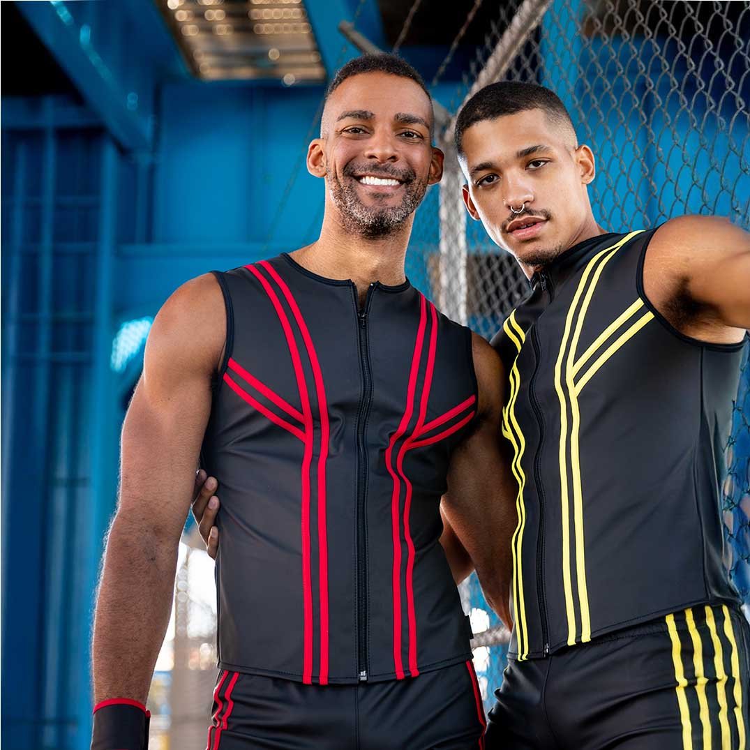 Mr S Leather FuckGear Racer Vest Yellow
