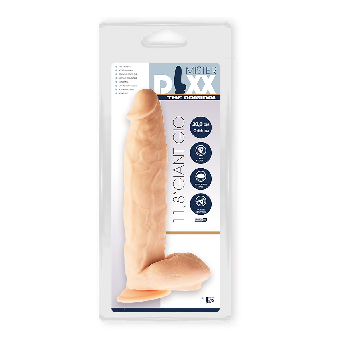 MR DIXX Giant Gio 11.8 Inch Dildo