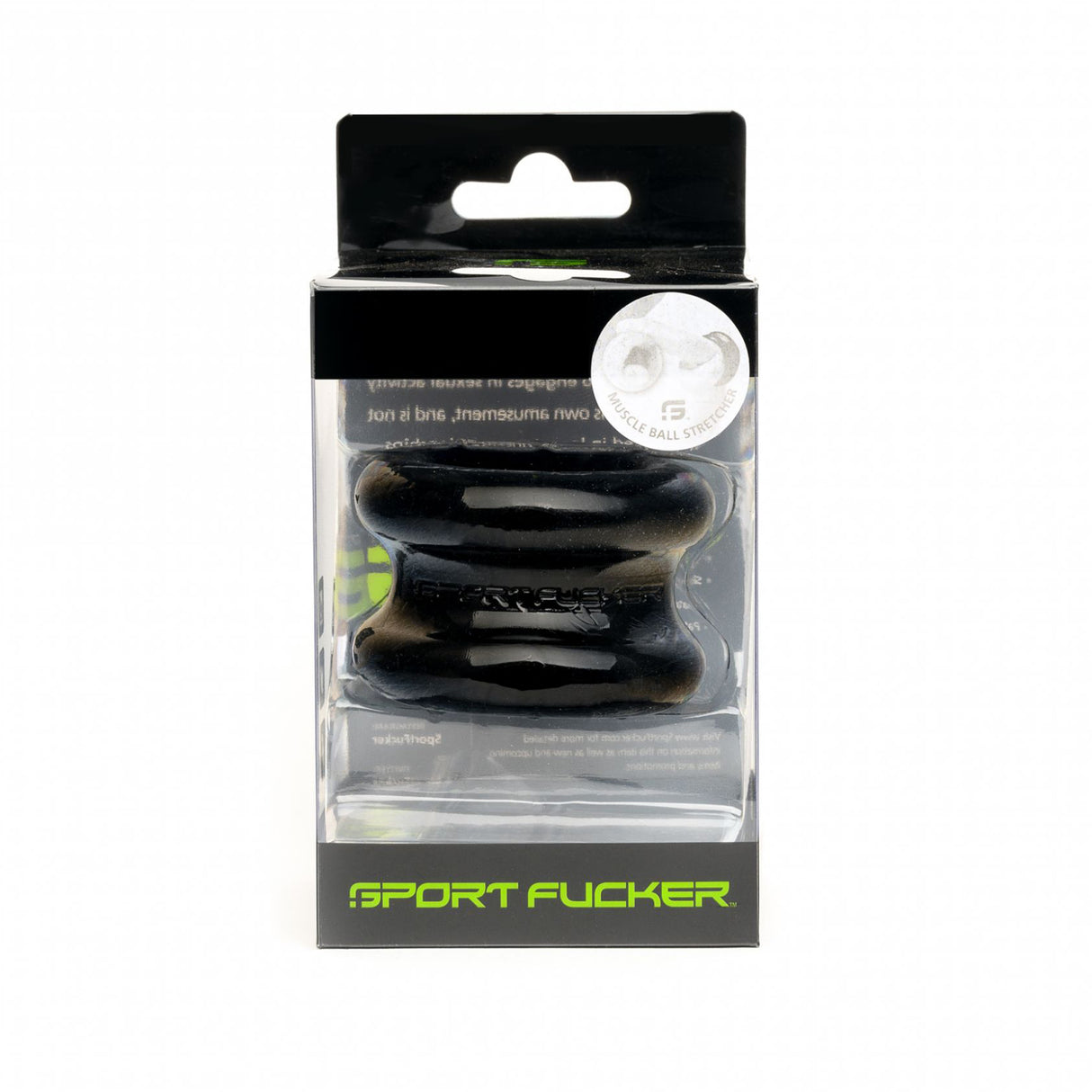 Sport Fucker Muscle TPE Ball Stretcher Black