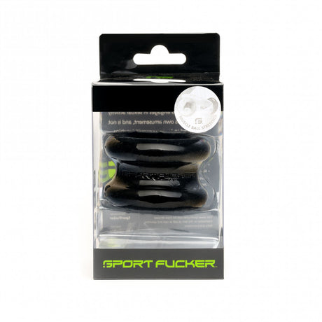 Sport Fucker Muscle TPE Ball Stretcher Black