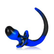 Oxballs Puppy Tail Buttplug Bulldog Blue Black