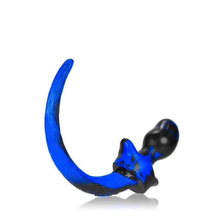 Oxballs Puppy Tail Buttplug Pug Blue Black
